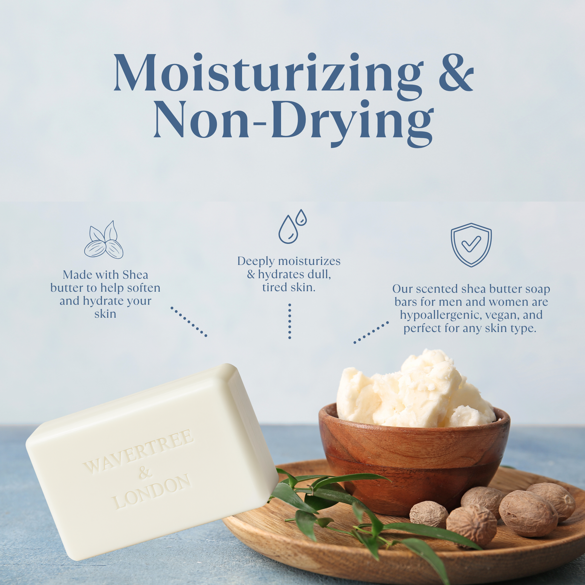Beach Scented Soap Bar – Triple-Milled with Organic Shea Butter Beach Scented Soap Bar – Triple-Milled with Organic Shea Butter