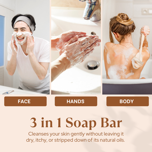 Vanilla, Cedarwood and Cinnamon Soap Bar 200g