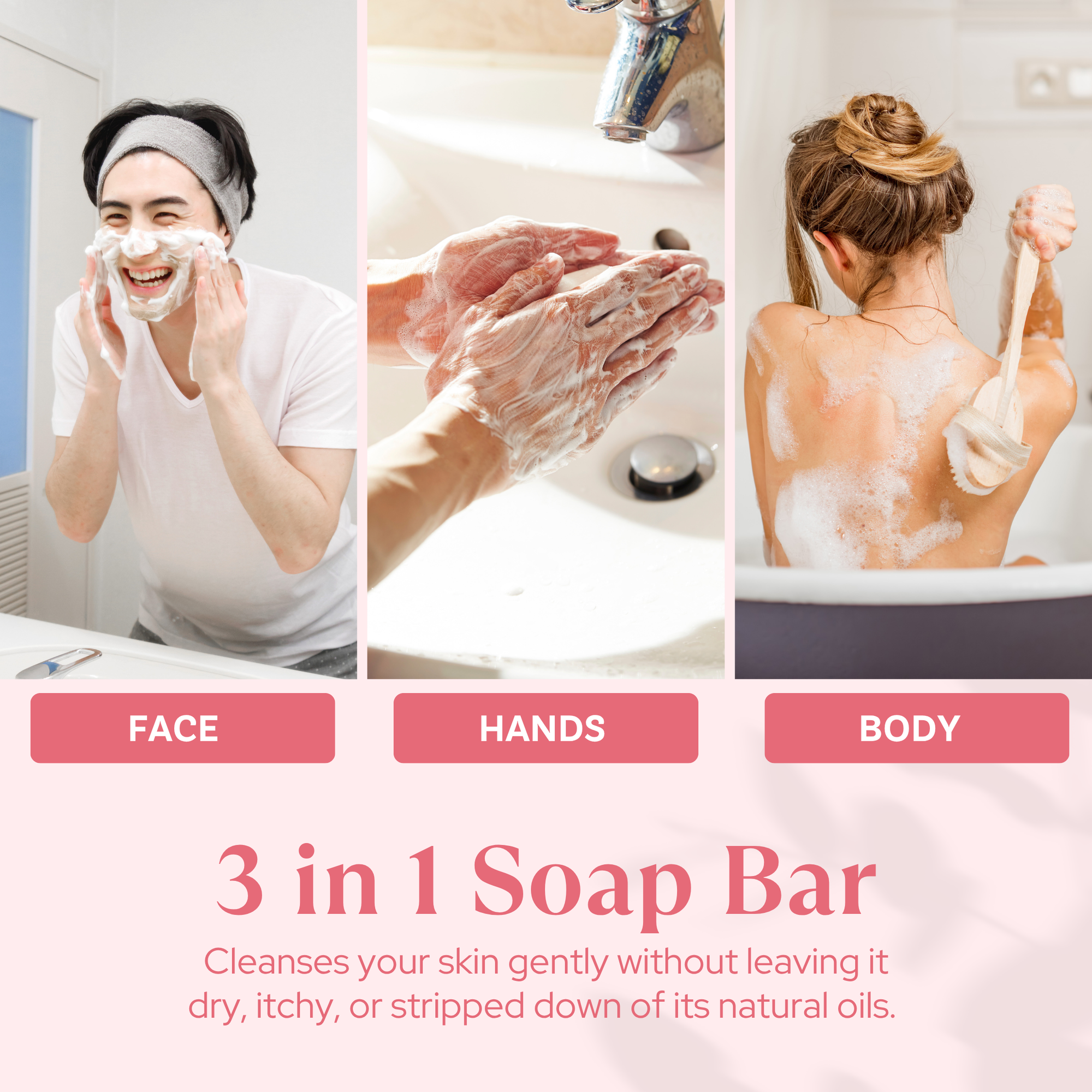 Wavertree & London Marakech Rose Scented Natural Soap Bars [100% Naturally derived]