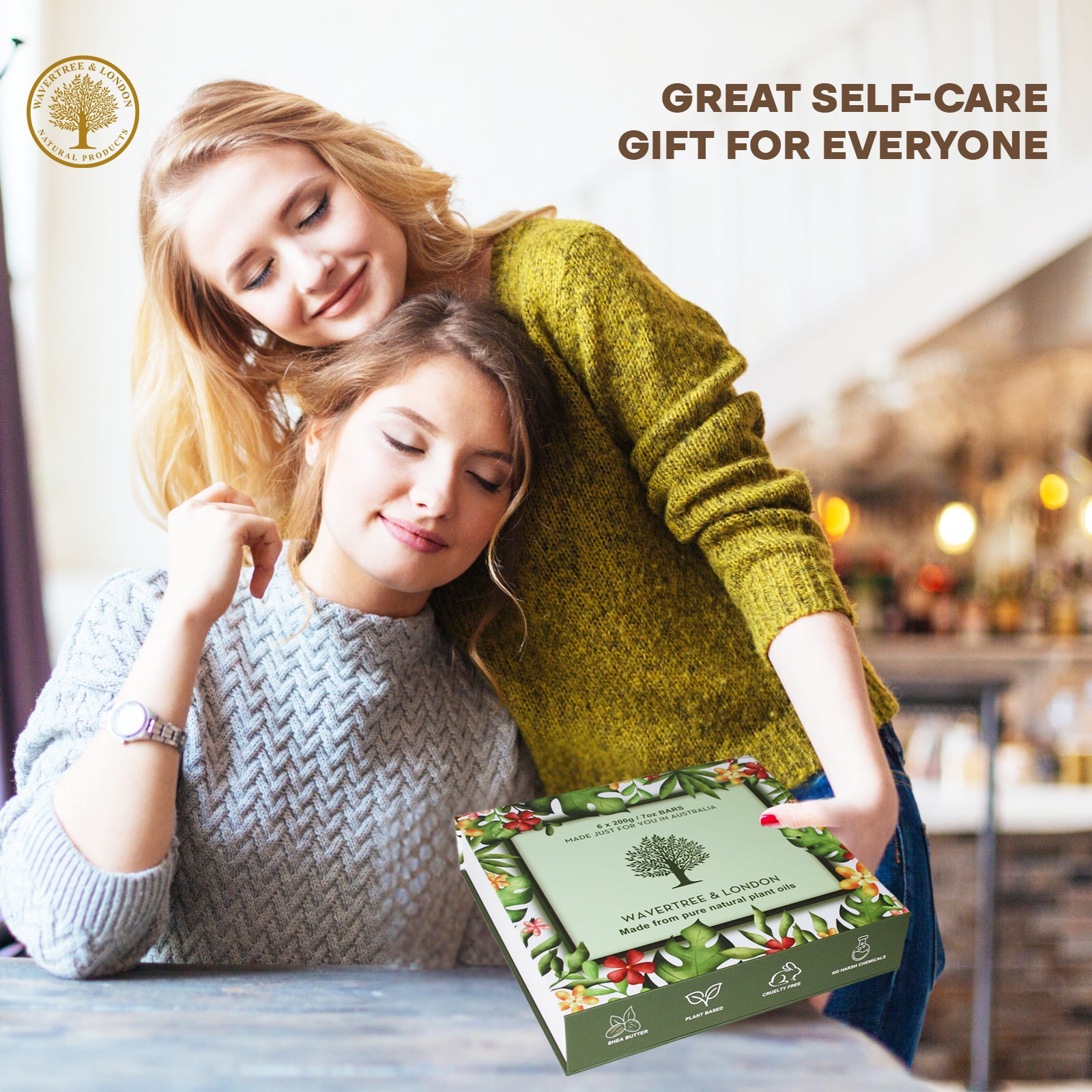 Natural Soap Gift Set – 6 Scented Bars with Shea Butter by