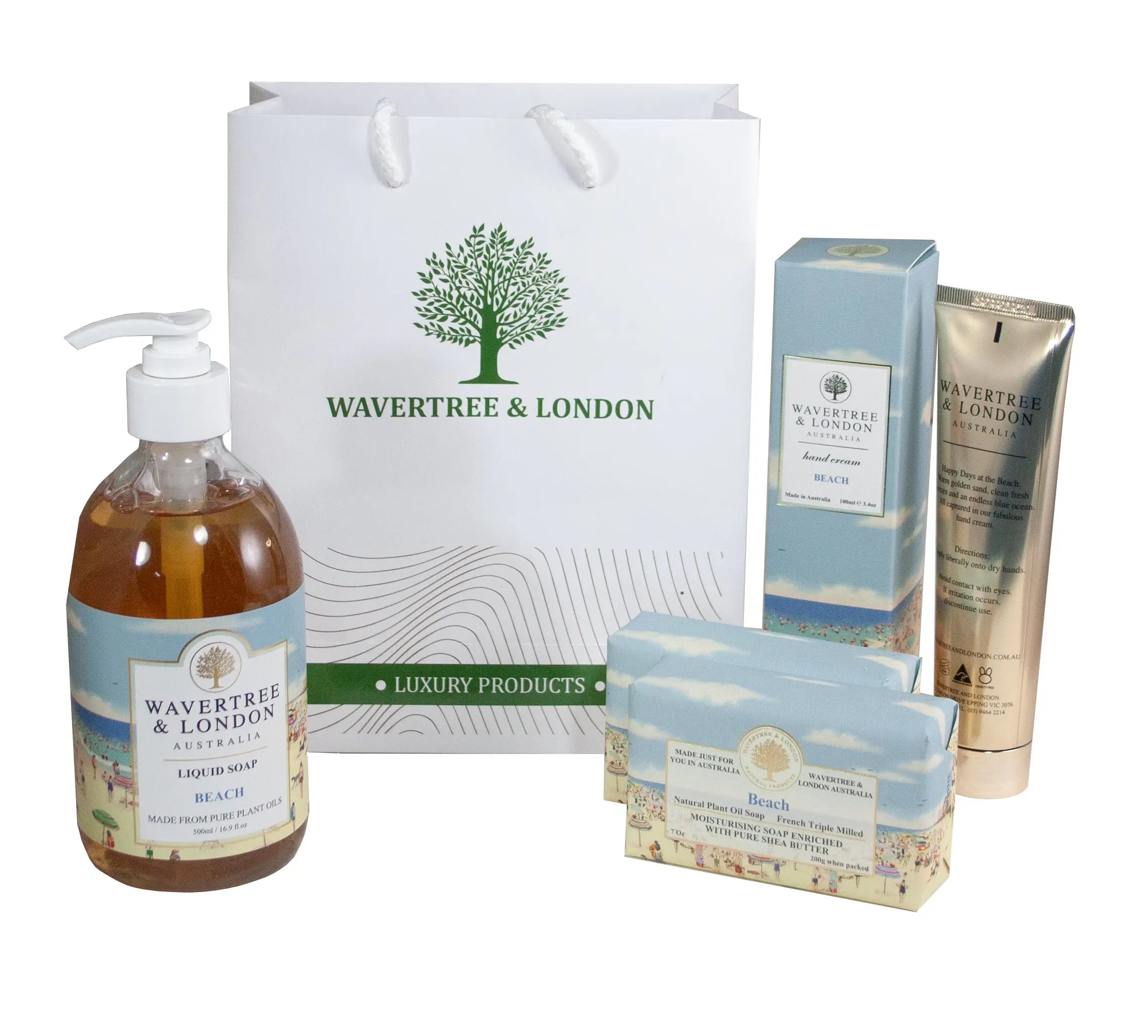 Wavertree Beach Scented Ultimate Comfort Gift Set - Liquid Soap