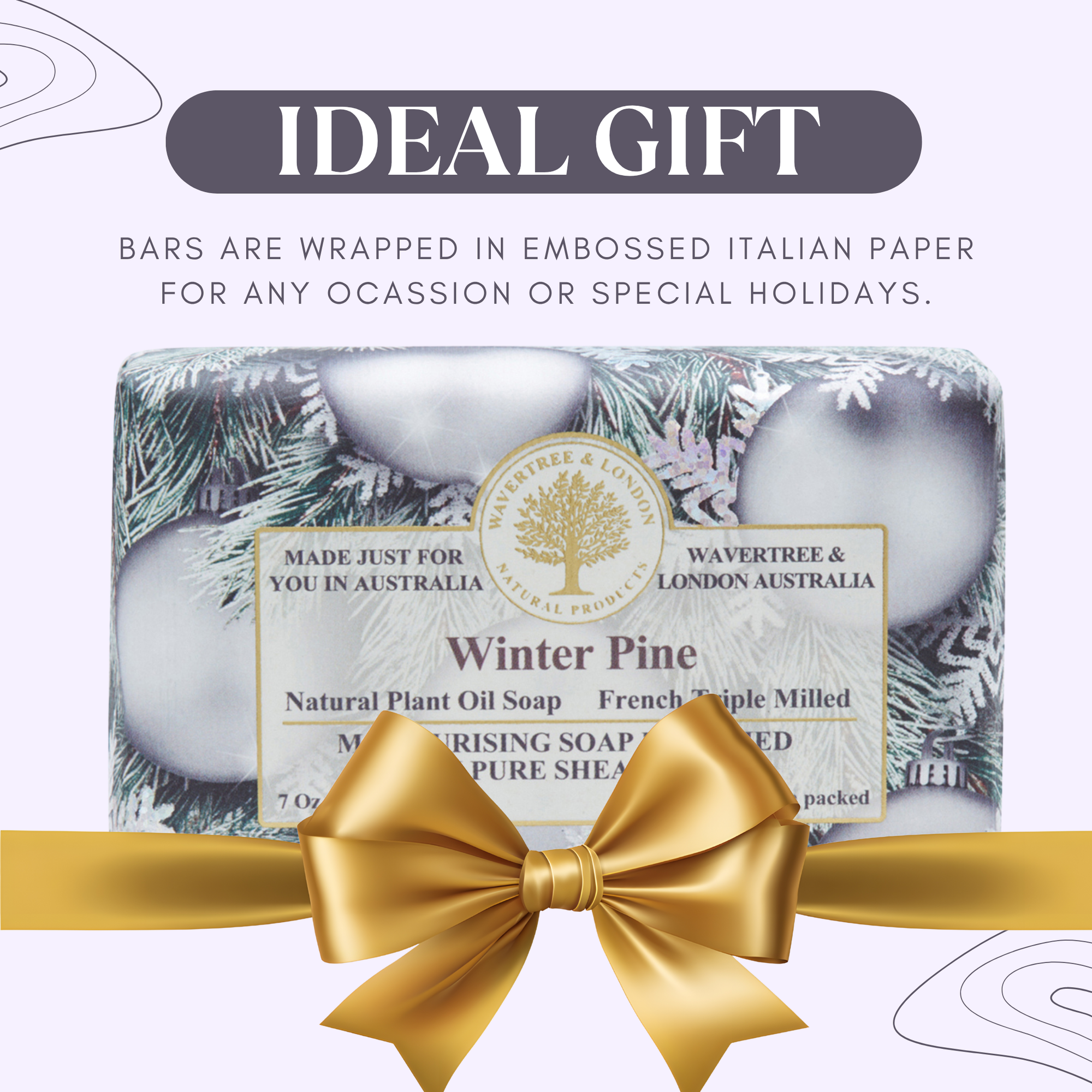 Winter Pine Soap Bar 200g