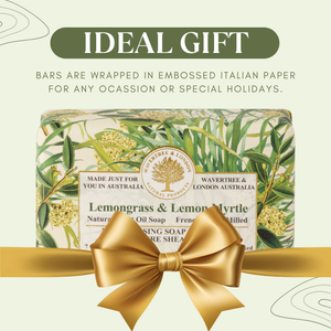 Lemongrass & Lemon Myrtle Soap Bar 200g