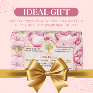 Pink Peony Soap Bar 200g