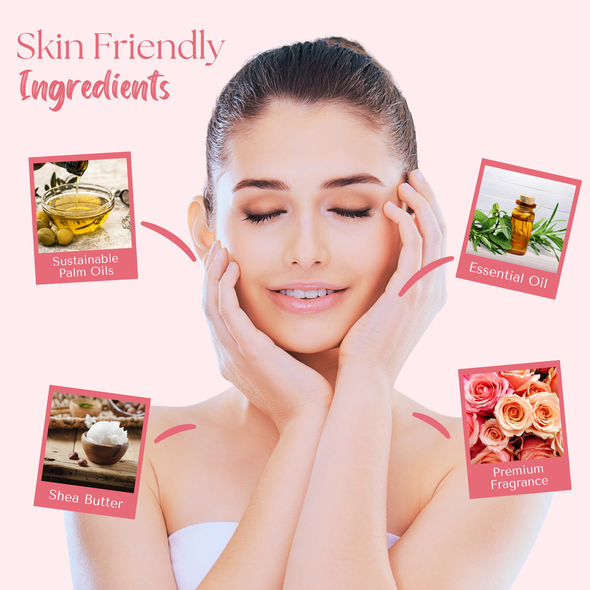 Wavertree & London Marakech Rose Scented Natural Soap Bars [100% Naturally derived]