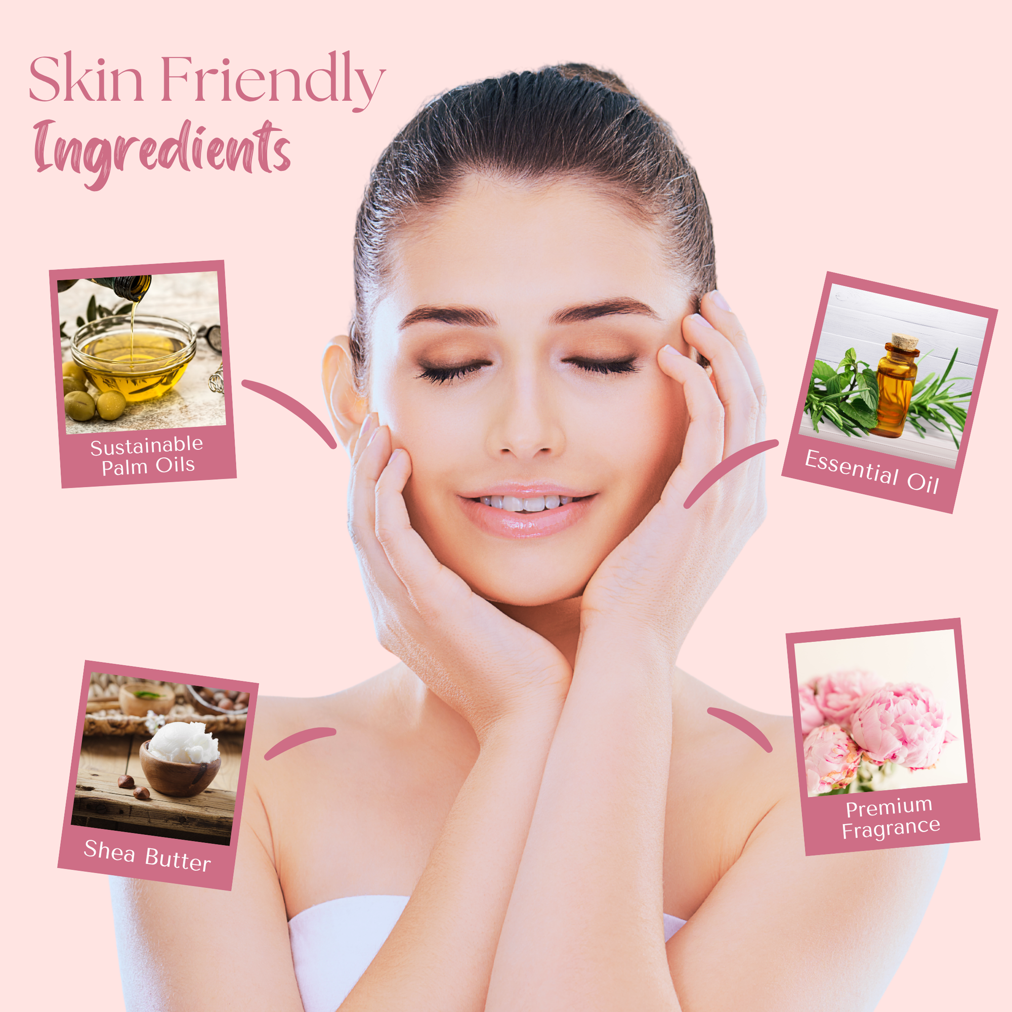 Pink Peony Soap Bar 200g