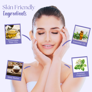 Basil & Neroli Scented Natural Soap Bars [100% Naturally derived]