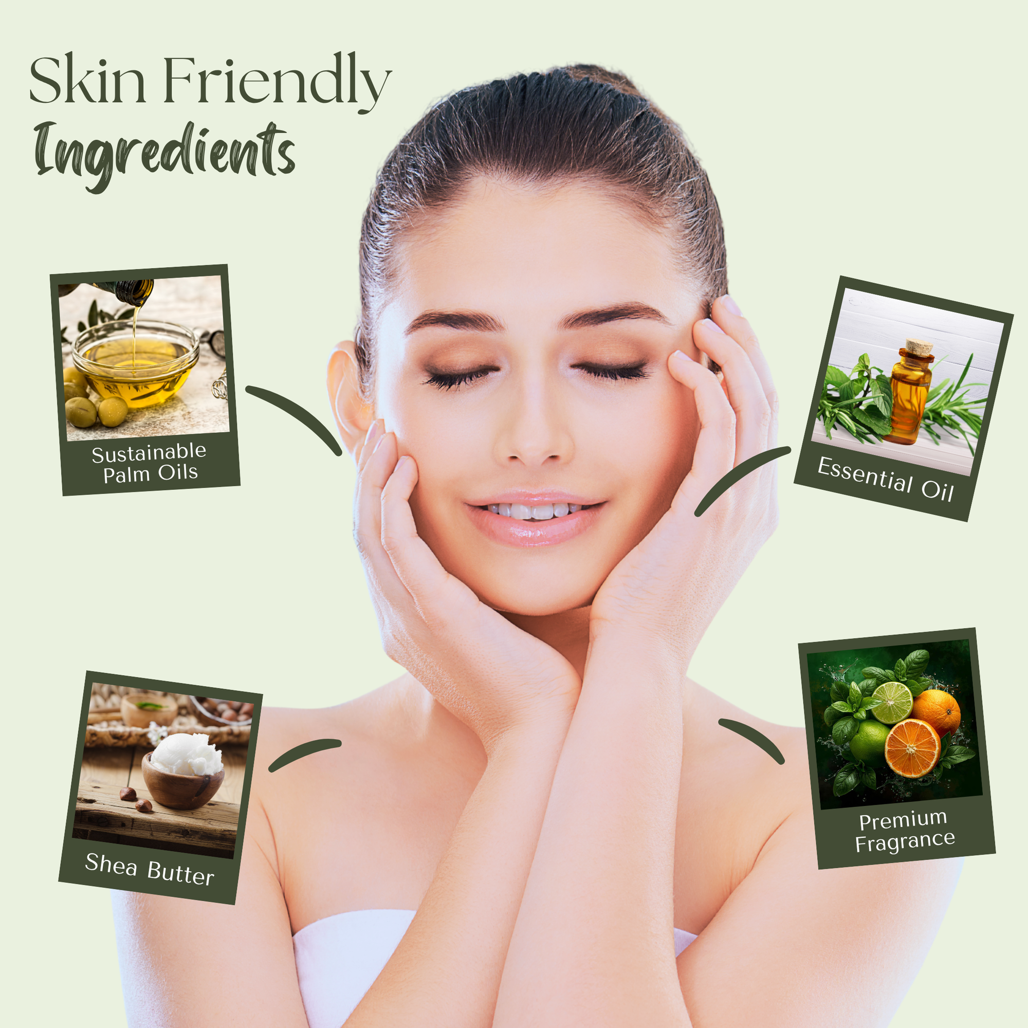 Basil Lime Mandarin Soap Bar 200g