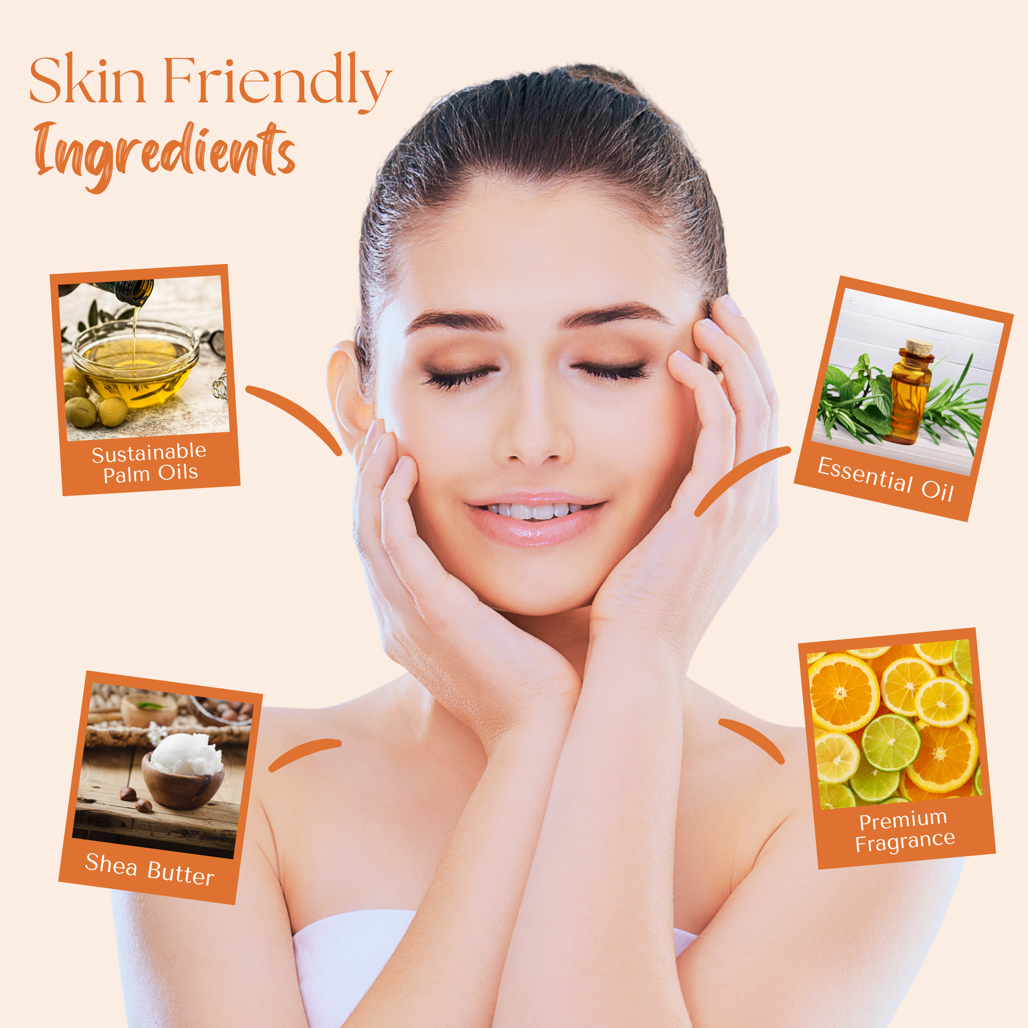 Lemon Myrtle and Orange Blossom Soap Bar 200g