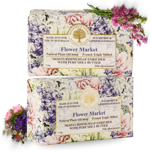 Flower Market Soap Bar 200g
