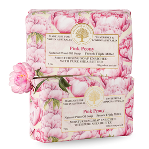 Pink Peony Soap Bar 200g