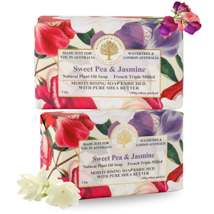 Sweet Pea Jasmine Soap Bar 200g