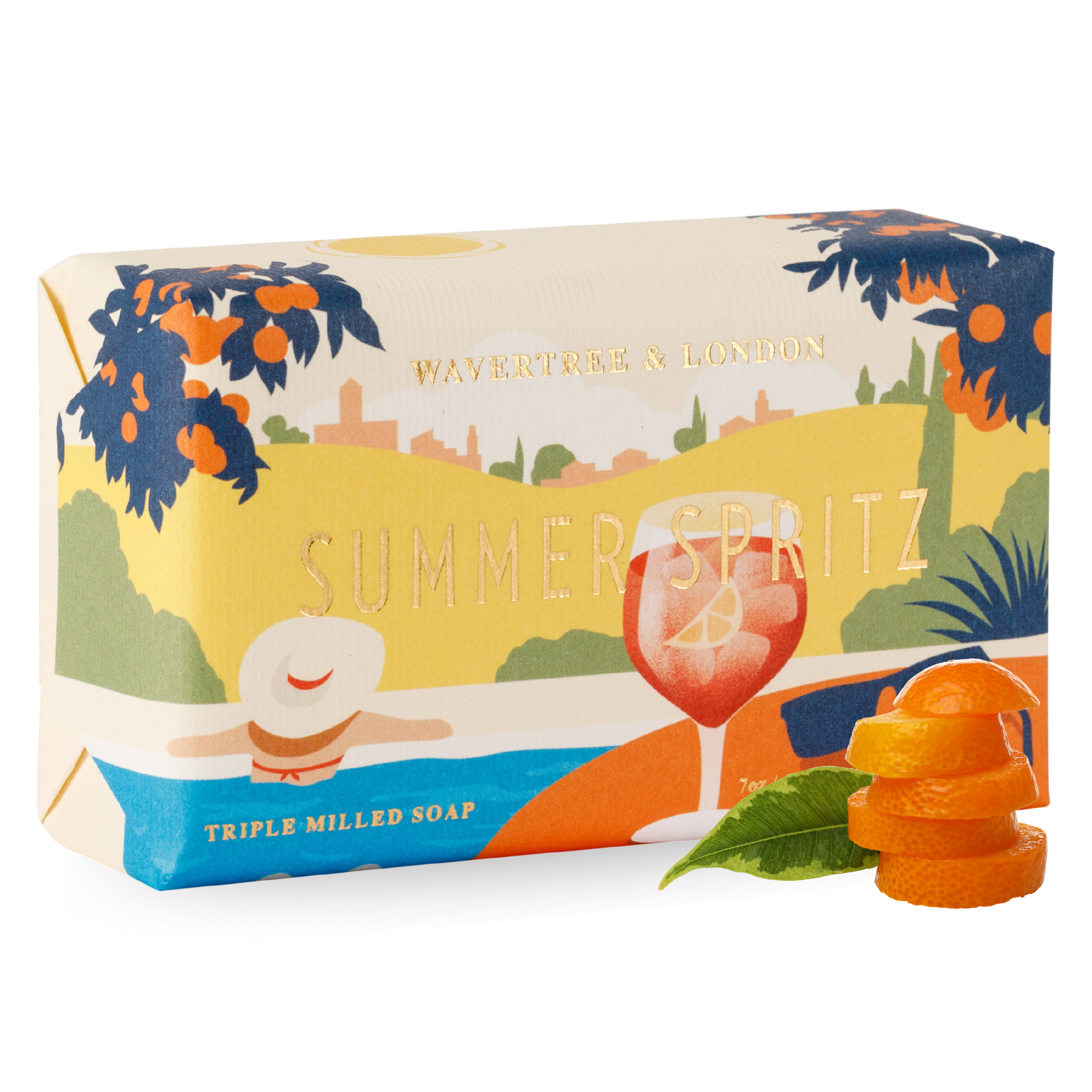 Summer Spritz Soap Bar 200g - Wavertree & London