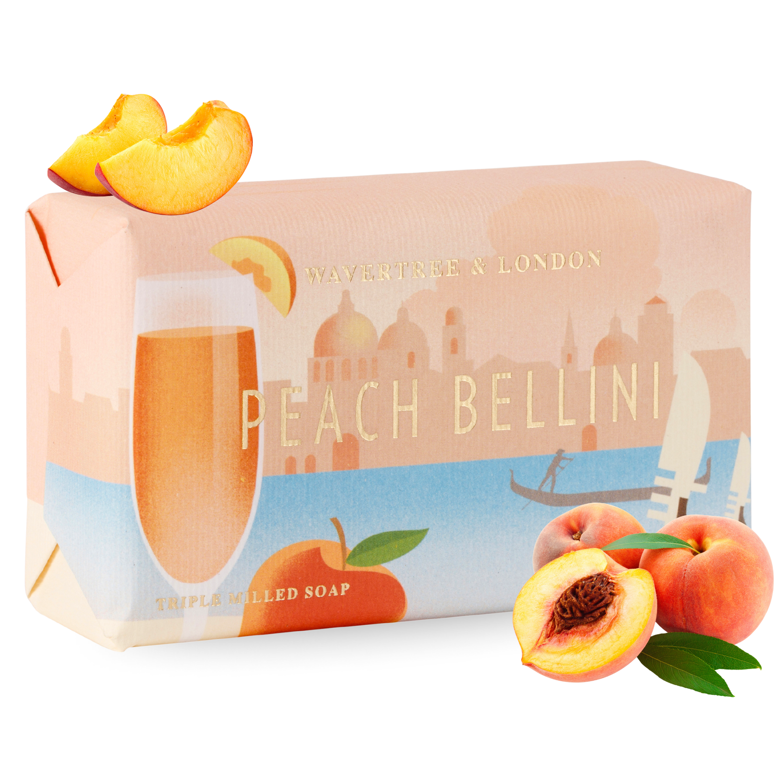 Peach Bellini Soap Bar 200g