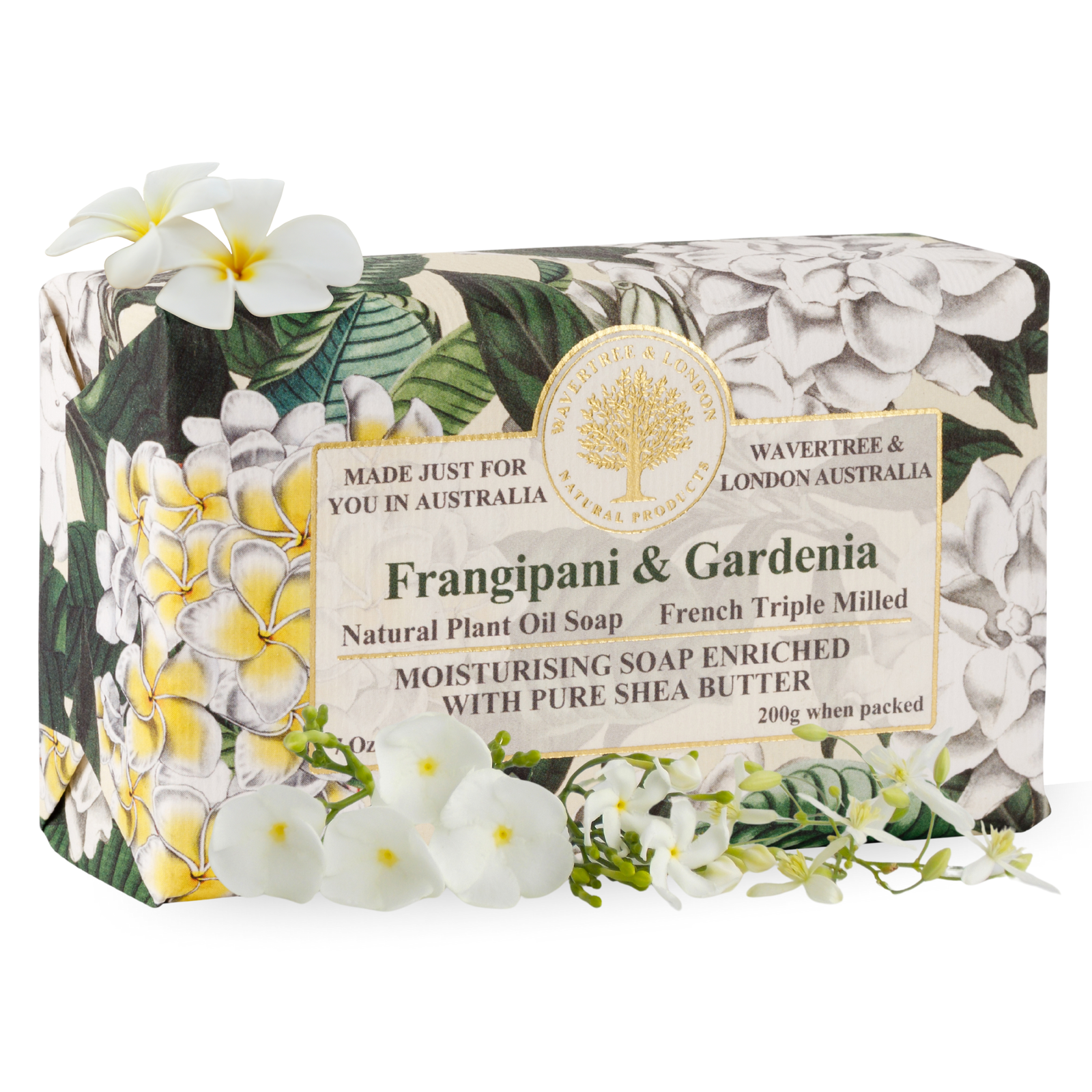 Frangipani & Gardenia Soap Bar 200g