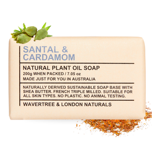 Santal & Cardamon Scented Natural Soap Bars [100% Naturally derived]