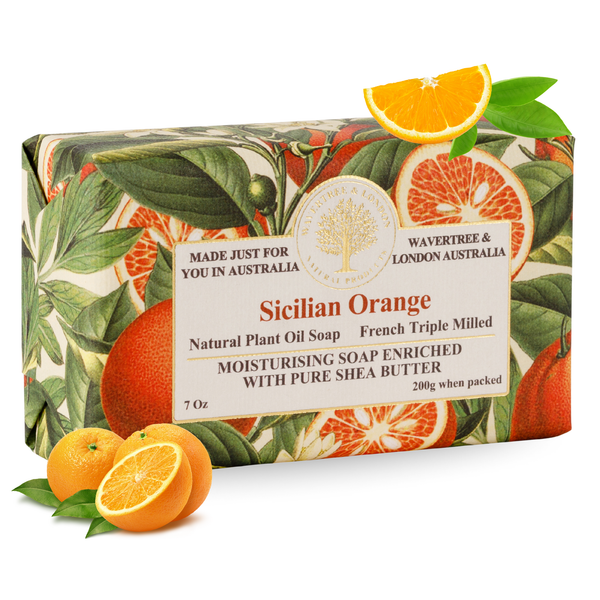 Sicilian Orange Soap Bar 200g - Wavertree & London