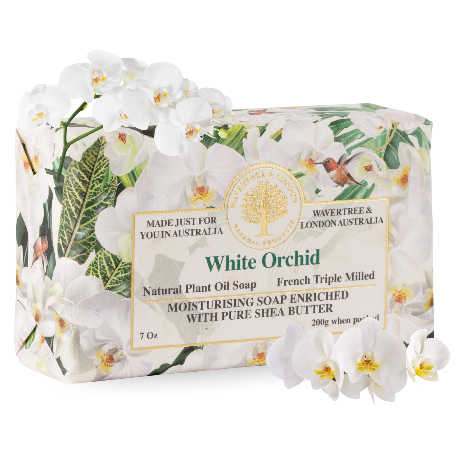 White Orchid Soap Bar 200g