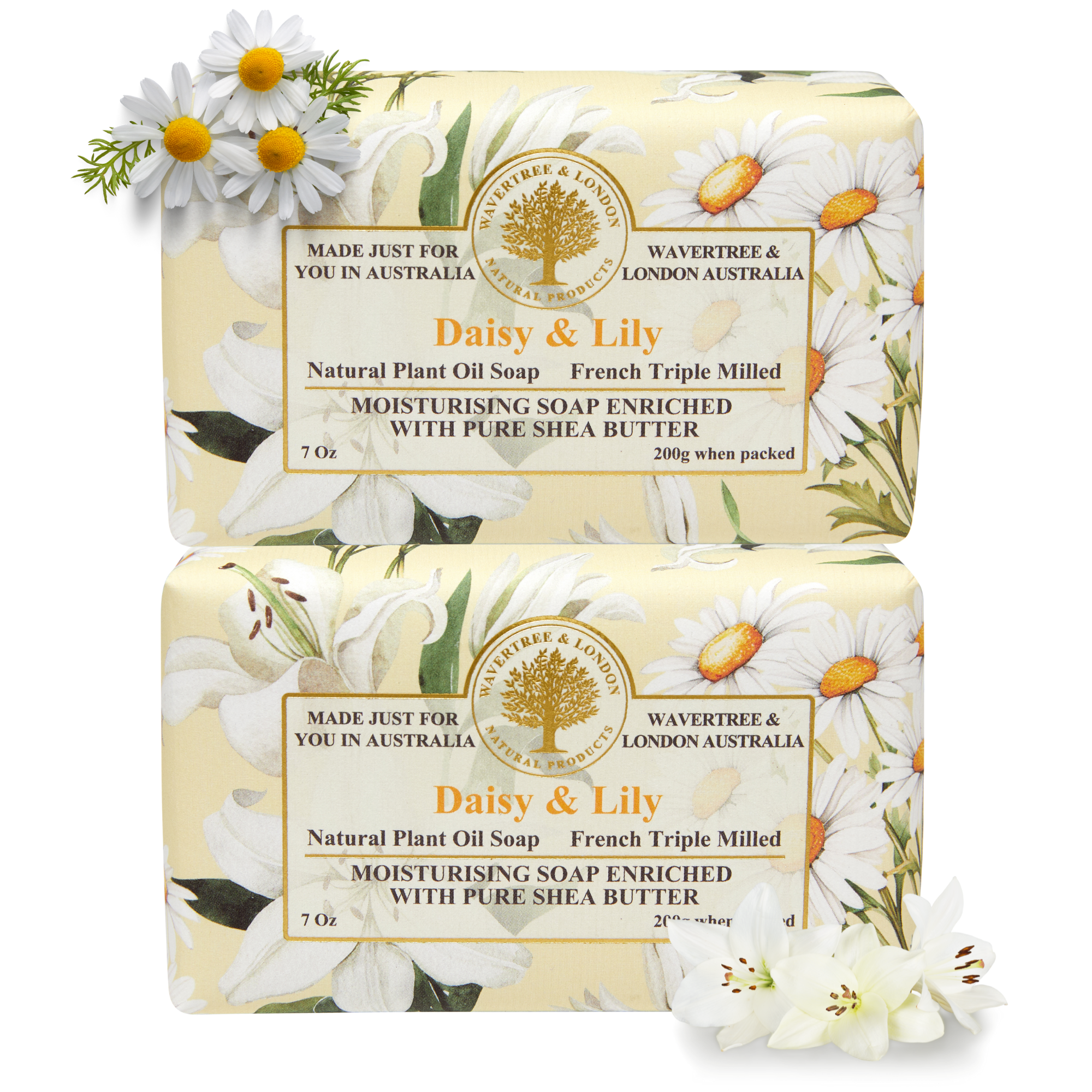 lily flower soap Daisy & Lily Soap Bar 200g 8 Bars Pack