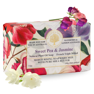 Sweet Pea Jasmine Soap Bar 200g