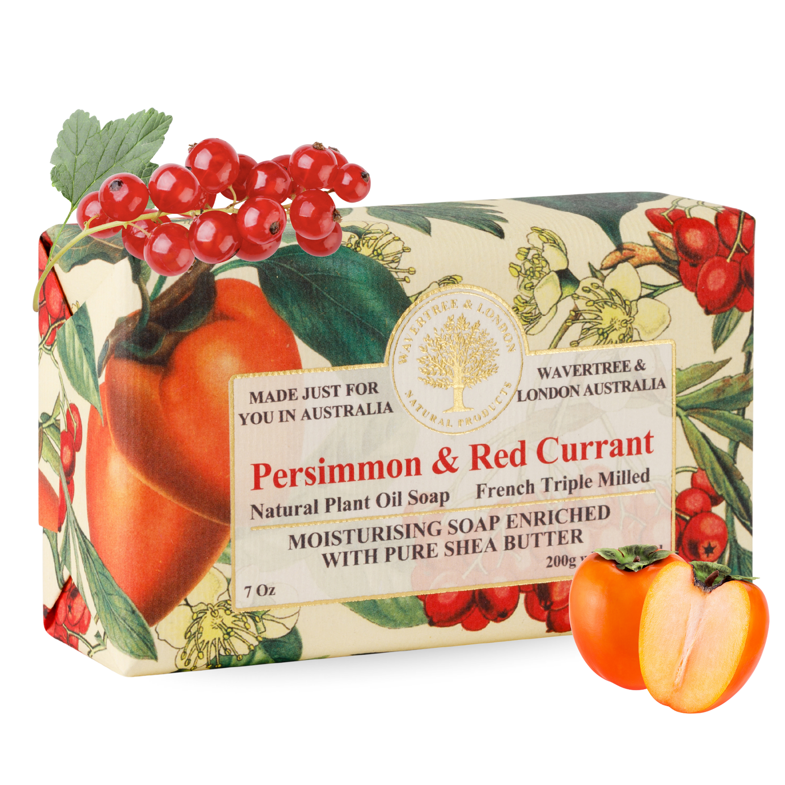 Persimmon & Red Currant Soap Bar 200g