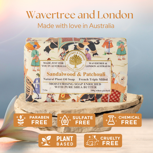 Sandalwood & Patchouli Soap Bar 200g
