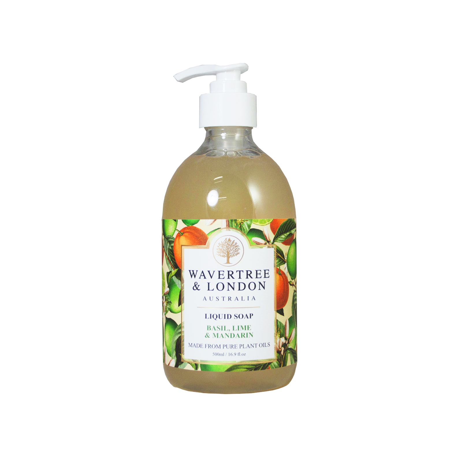 Basil Lime and Mandarin Liquid Soap