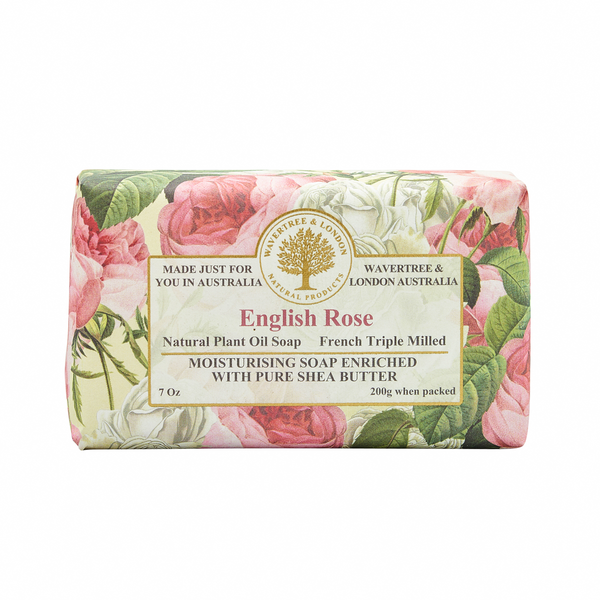 Wavertree & London English Rose Scented Soap Bars – 7oz